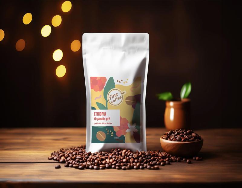 Ethiopia Yirgaffe Yöresel Kavurulmuş Kahve 250 GR.