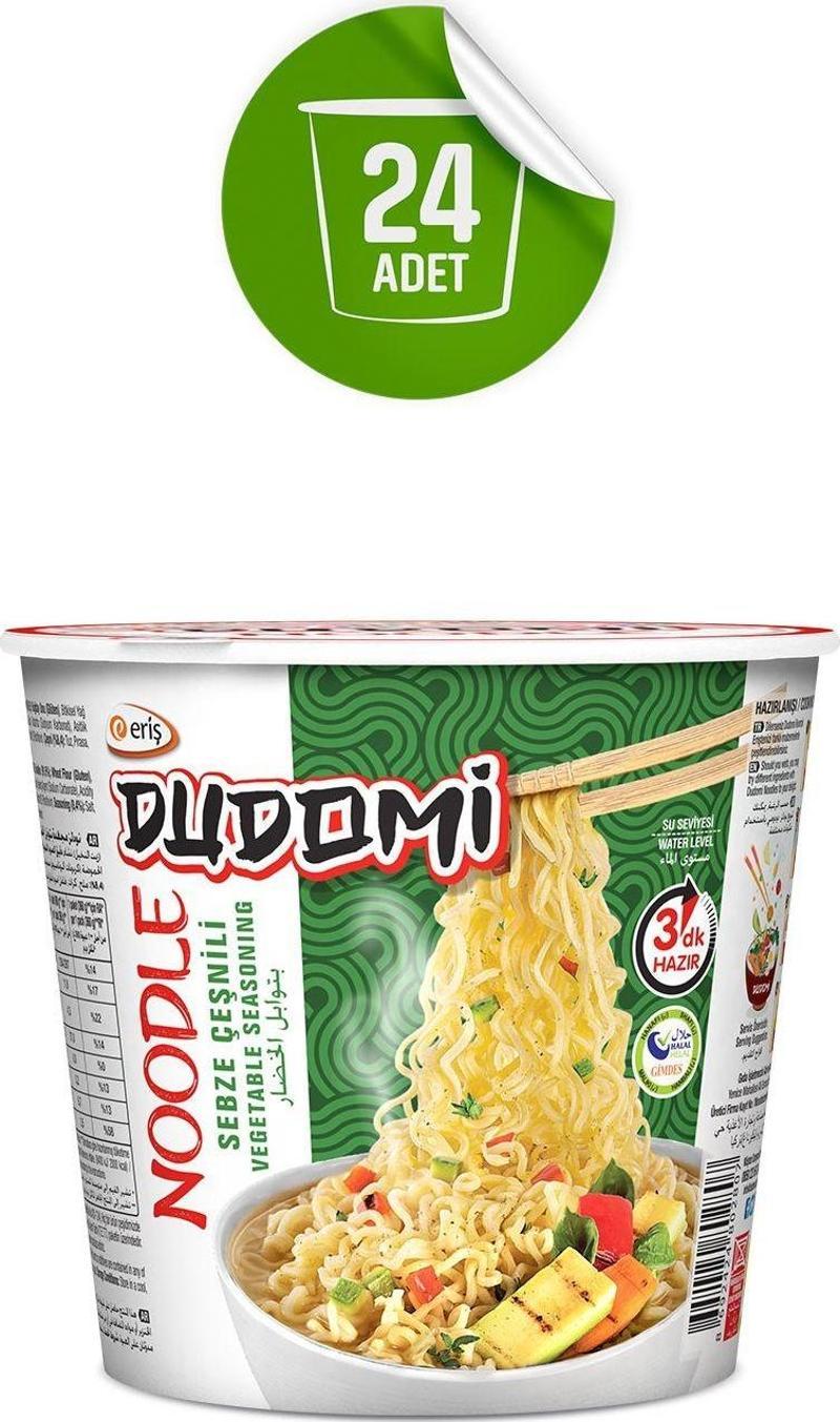24'lü Sebzeli Noodle Bardak 60 Gr