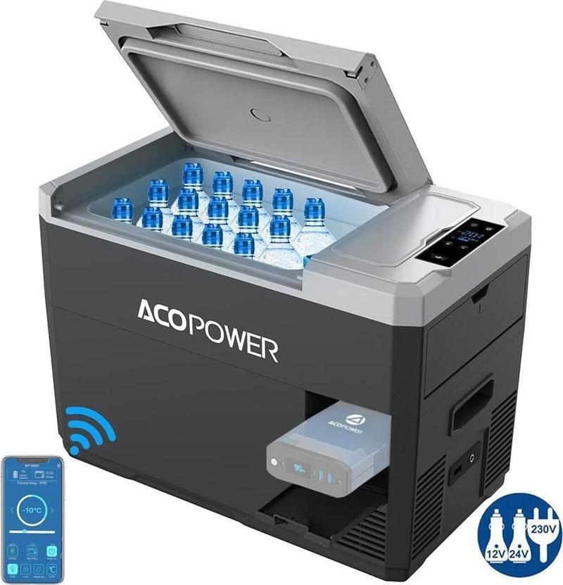V28 12/24/220Volt 28Litre Kompresörlü Outdoor Oto Buzdolabı (Akü Dahil Değildir)