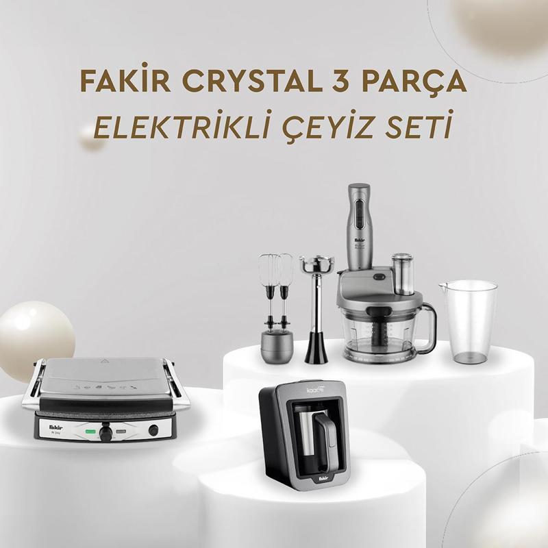 Crystal 3 Parça Elektrikli Çeyiz Seti