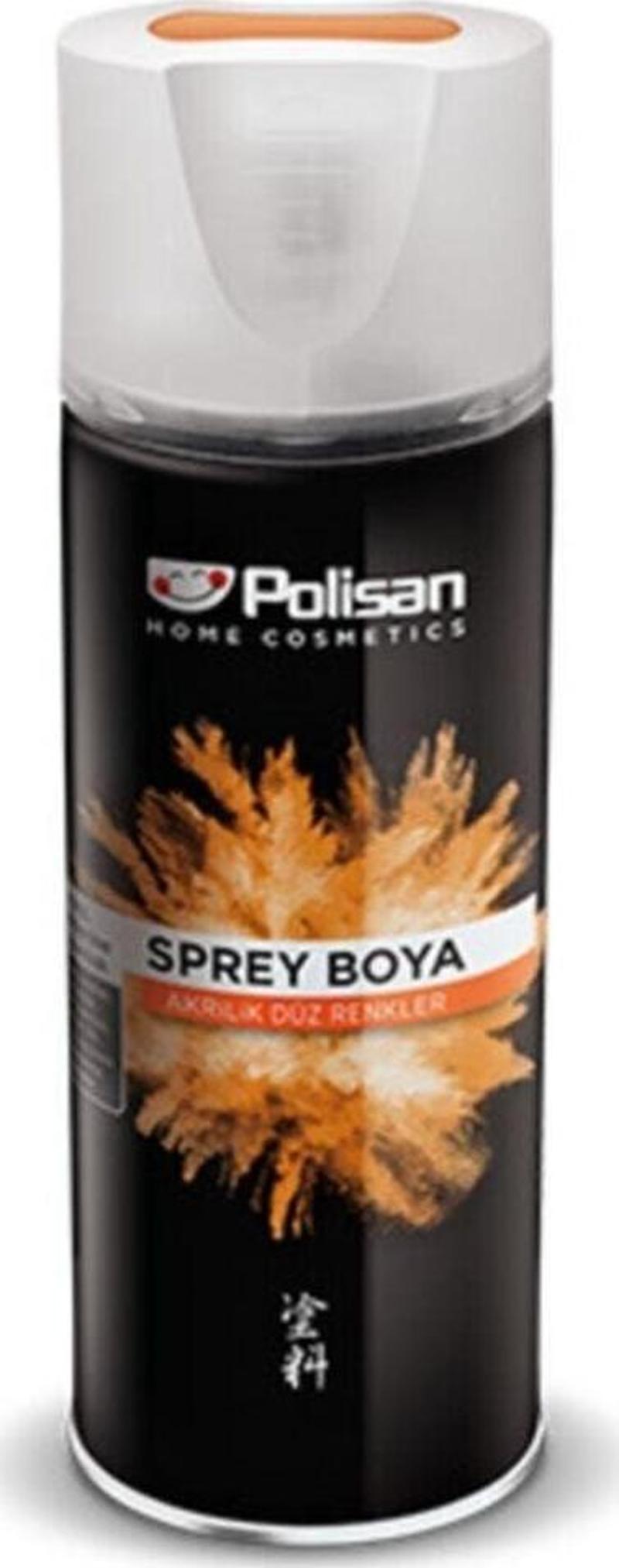 Sprey Boya Mat Siyah 400 Ml Akrilik Düz Renkler Ral 9004