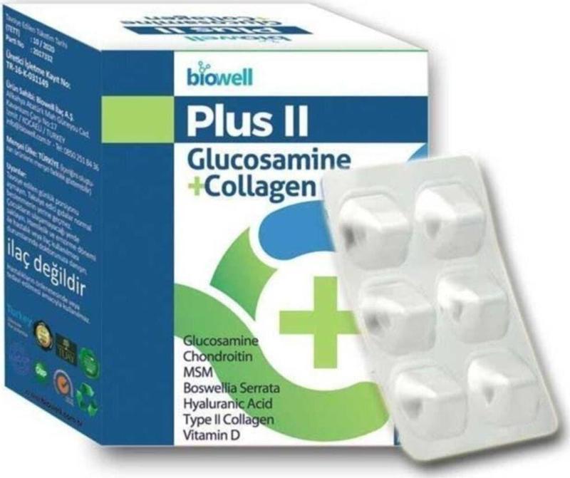 Plus Iı Glucosamine Collagen Tip 2 Kolajen 60 Kapsül
