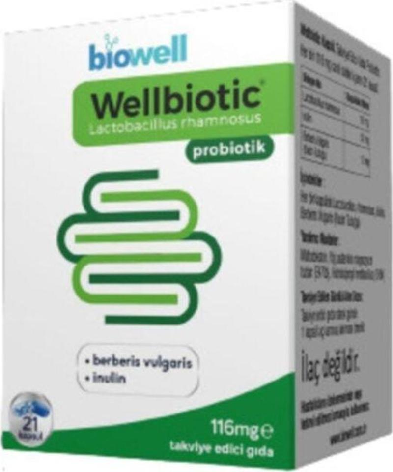 Wellbiotic Probiotic 21 Kapsül