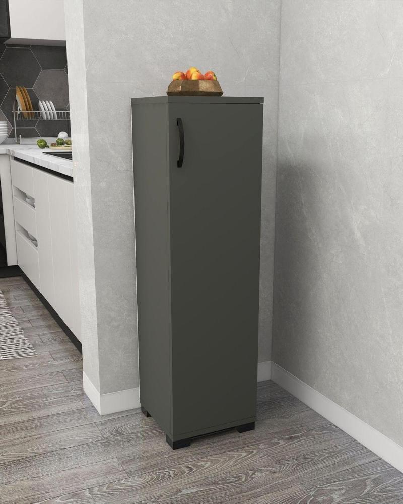 Çok Amaçlı Tek Kapaklı Mini Dolap Erzak Dolabı Banyo Dolabı