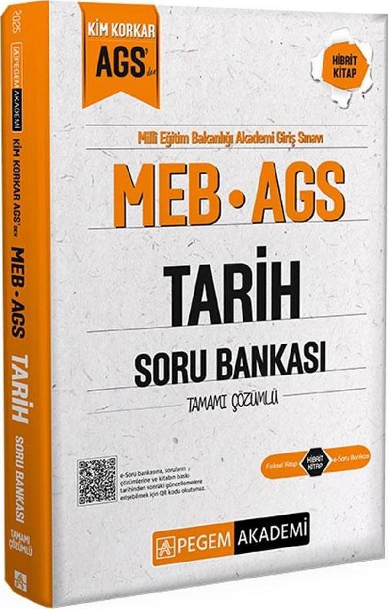 MEB AGS Kim Korkar Tarih Soru Bankası Tamamı Çözümlü