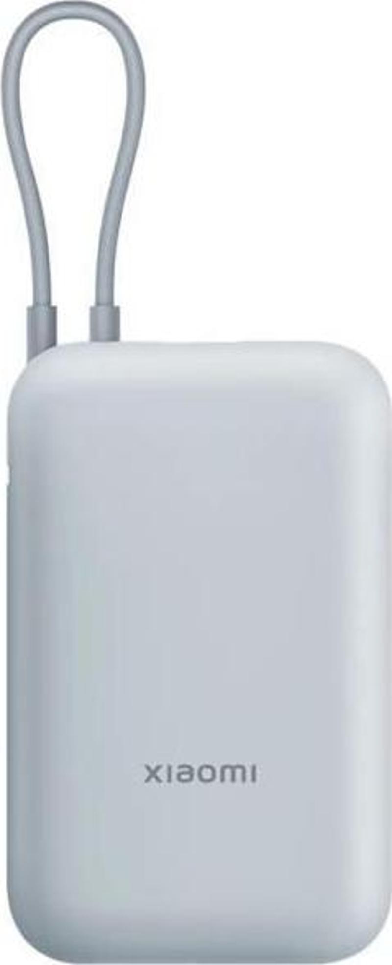 Power Bank 10000mAh mavi Entegre Kablo USB ve USB-C Portu 22.5W BHR9072GL