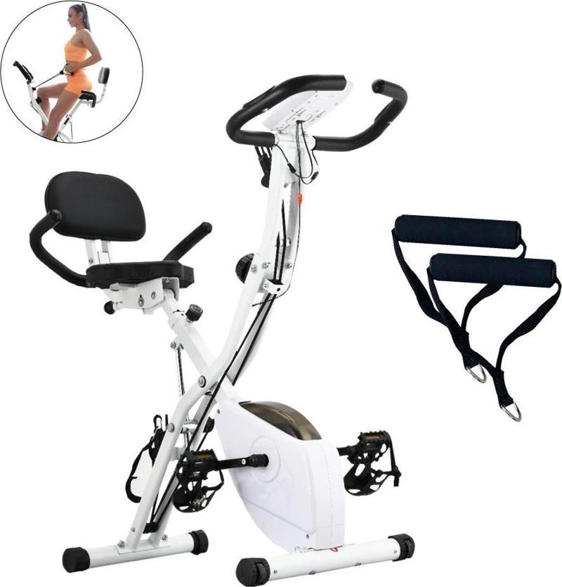 X Bike Egzersiz Bisikleti - 3-in-1 Kondisyon Aleti - Katlanabilir Dikey Kondisyon Bisikleti