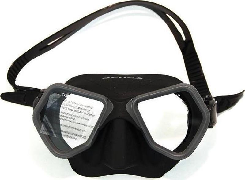Lykia Dalış Maskesi Tempered Class BLACK