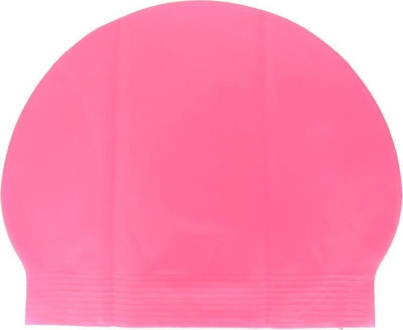Yüzücü Bonesi Silikon Düz Renk PEMBE