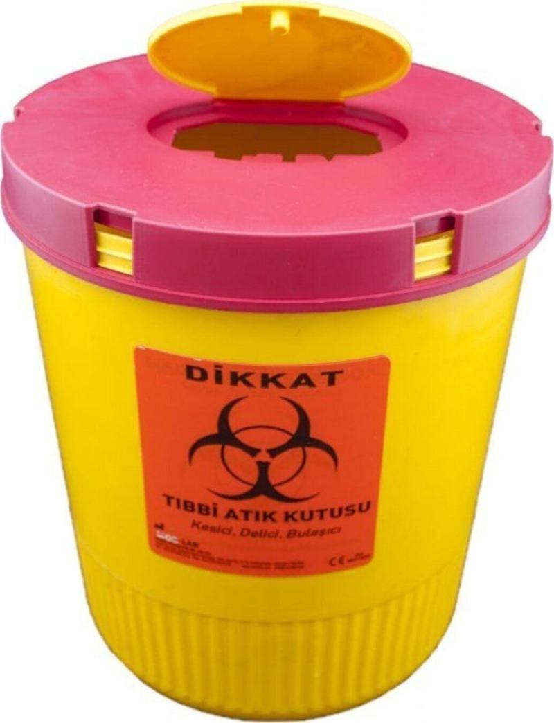 Tıbbi Atık Kutusu 1,3 Lt 100 Adet 1 Koli Ücretsi Kargo