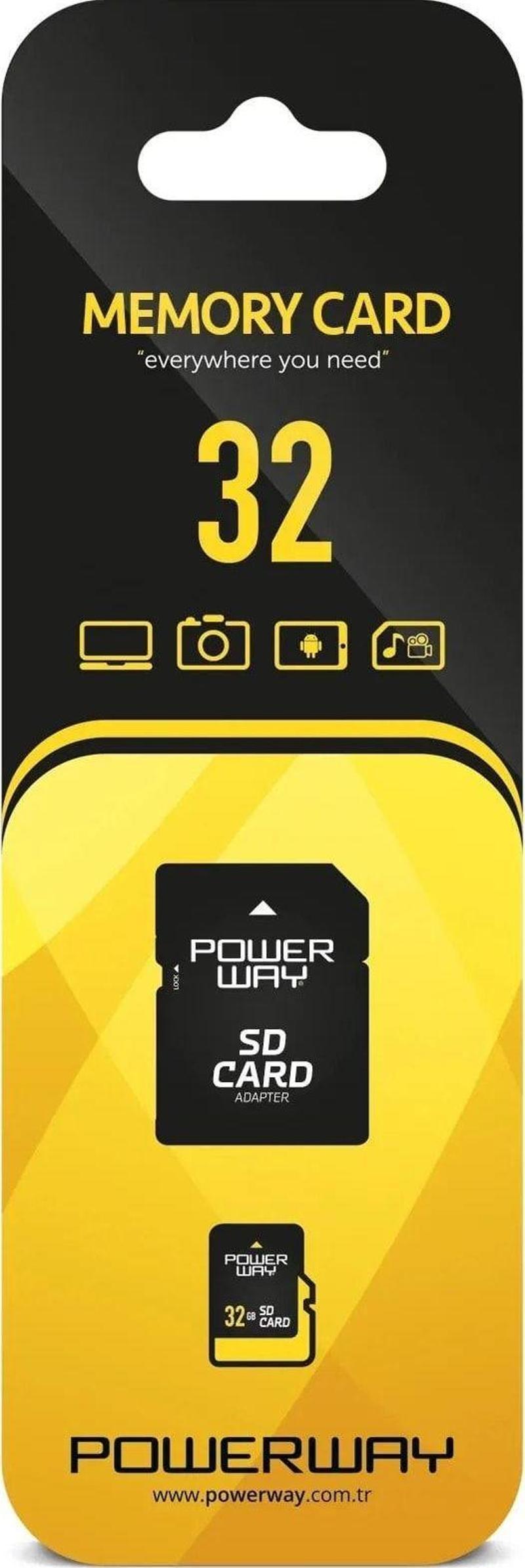 32 Gb Hafıza Kartı Adaptör Dahil