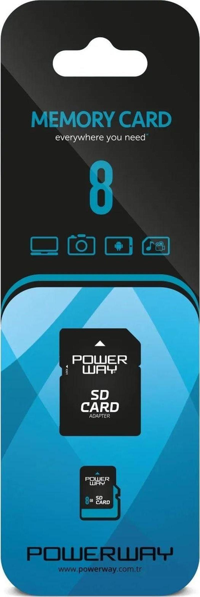 4-8-16-32 Gb Hafıza Kartı Adaptör Dahil