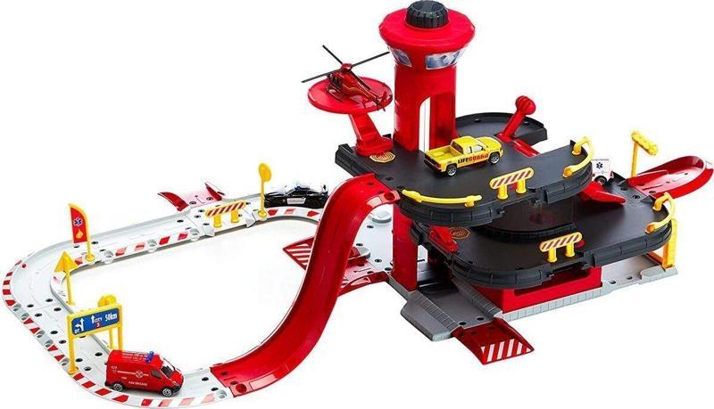 Zeybilişim Creatix Büyük Oyun Seti Kurtarma Istasyonu +5 Model Araç