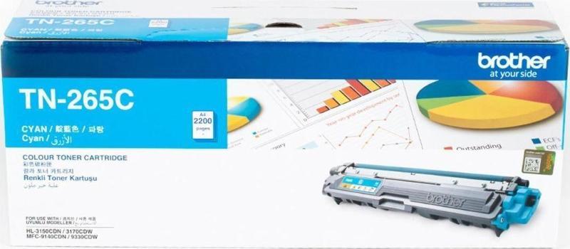 Tn-265C 2200 Sayfa Kapasiteli Mavi Toner