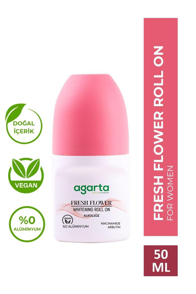 Ter Kokusu Önleyici 24 Saat Etkili Kadın Fresh Flower Roll-On 50 Ml