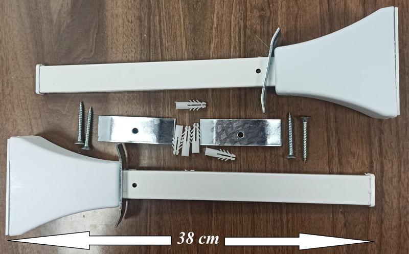 2 ADET Radyatör (Petek) Yere Montaj Ayağı 38 Cm 