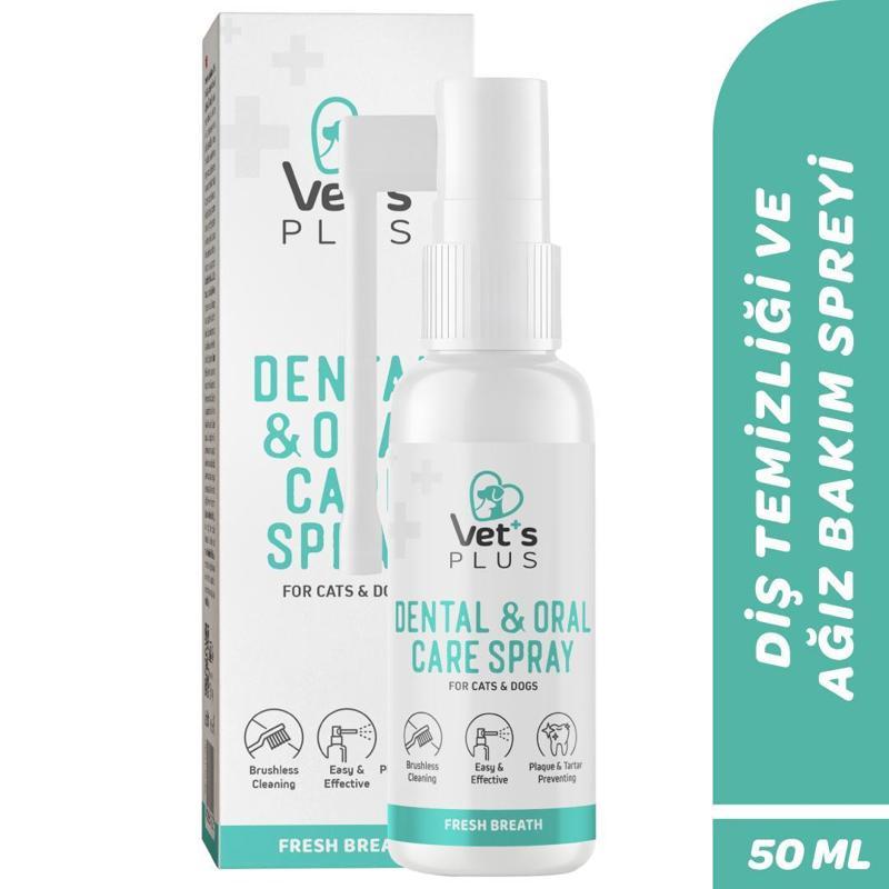Kedi ve Köpekler İçin Diş ve Ağız Bakım Spreyi 50ml