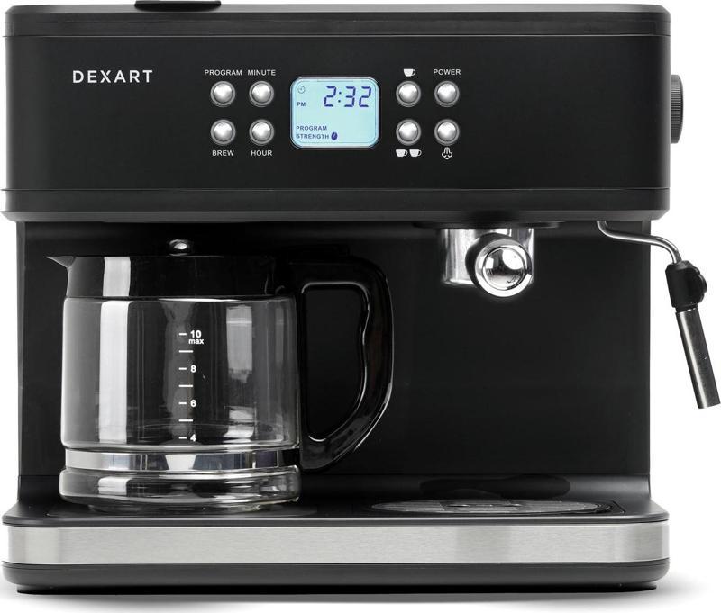 DX-1341 HomeBarista 3-in-1 Filtre Kahve ve Espresso Makinesi