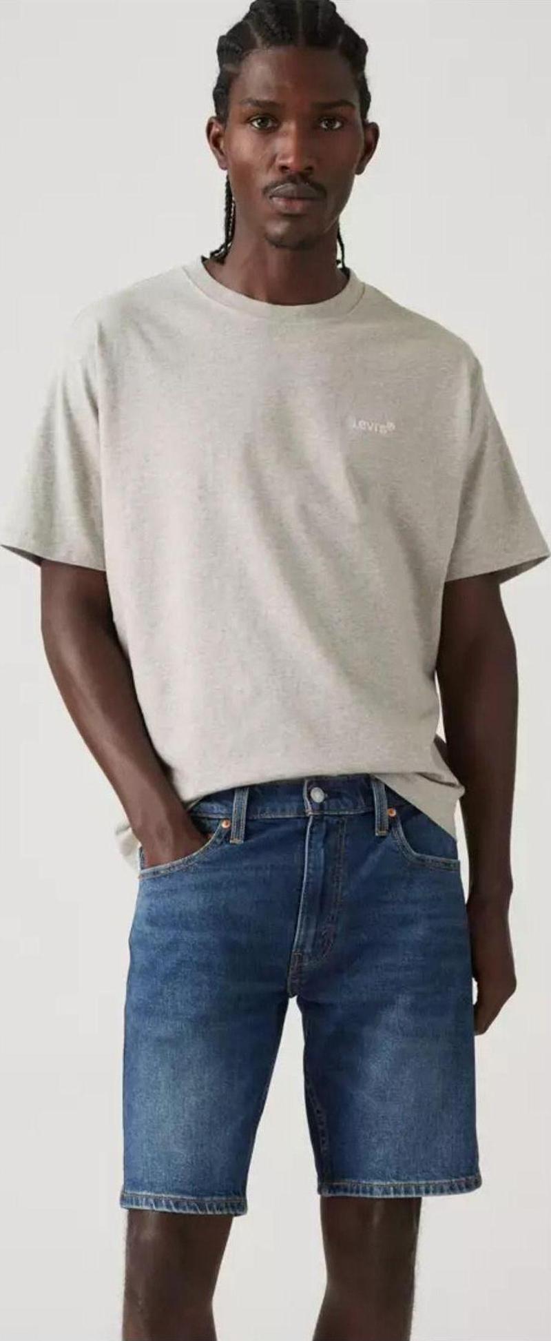 Erkek 412 Slim Denim Kot Şort - A7731-0003