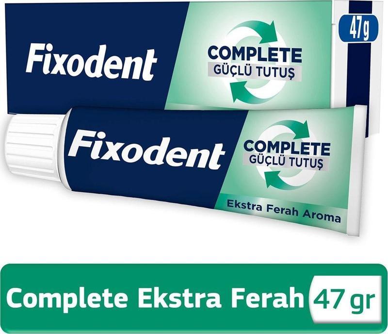 Complete Ekstra Ferah Diş Protezi Yapıştırıcı Krem 47G