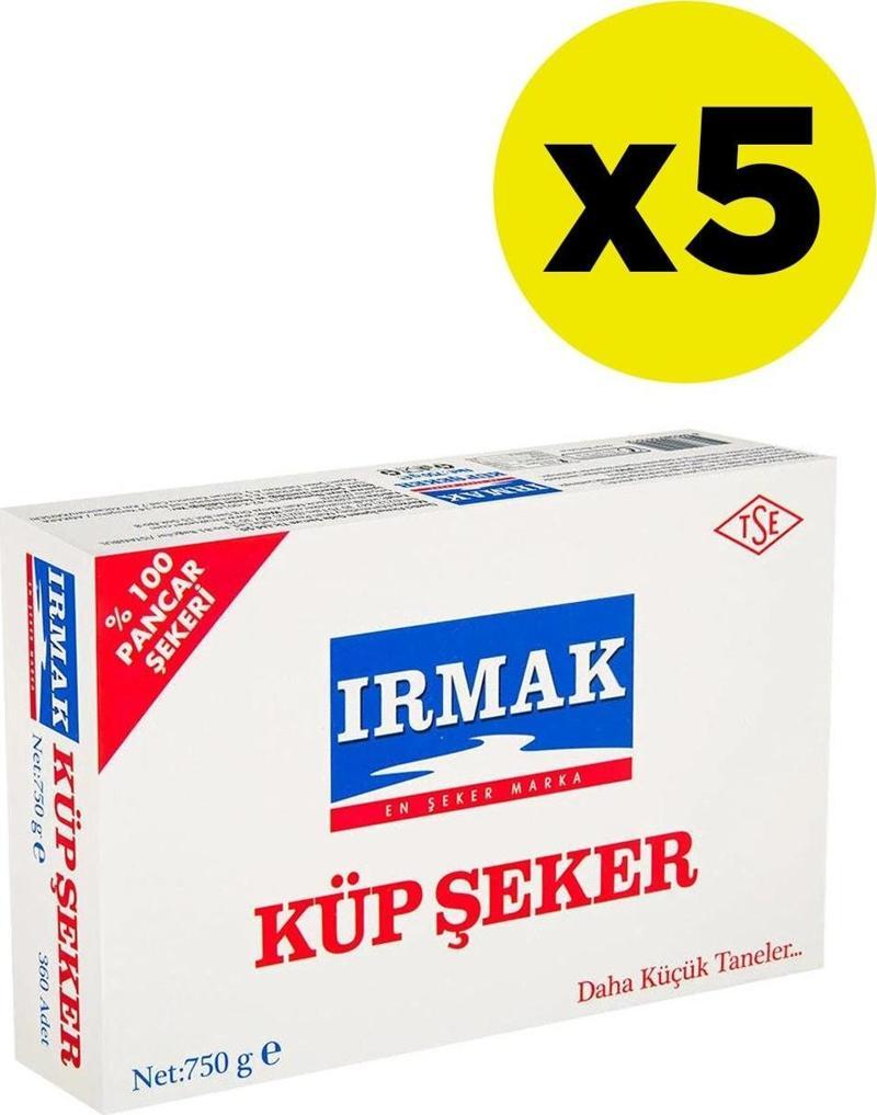 Küp Şeker 750 gr X 5 Adet