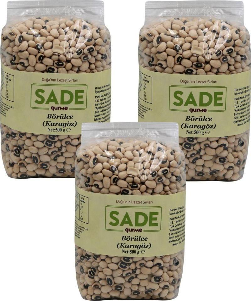 Sade Karagöz Börülce 500 Gr 3 Lü Paket