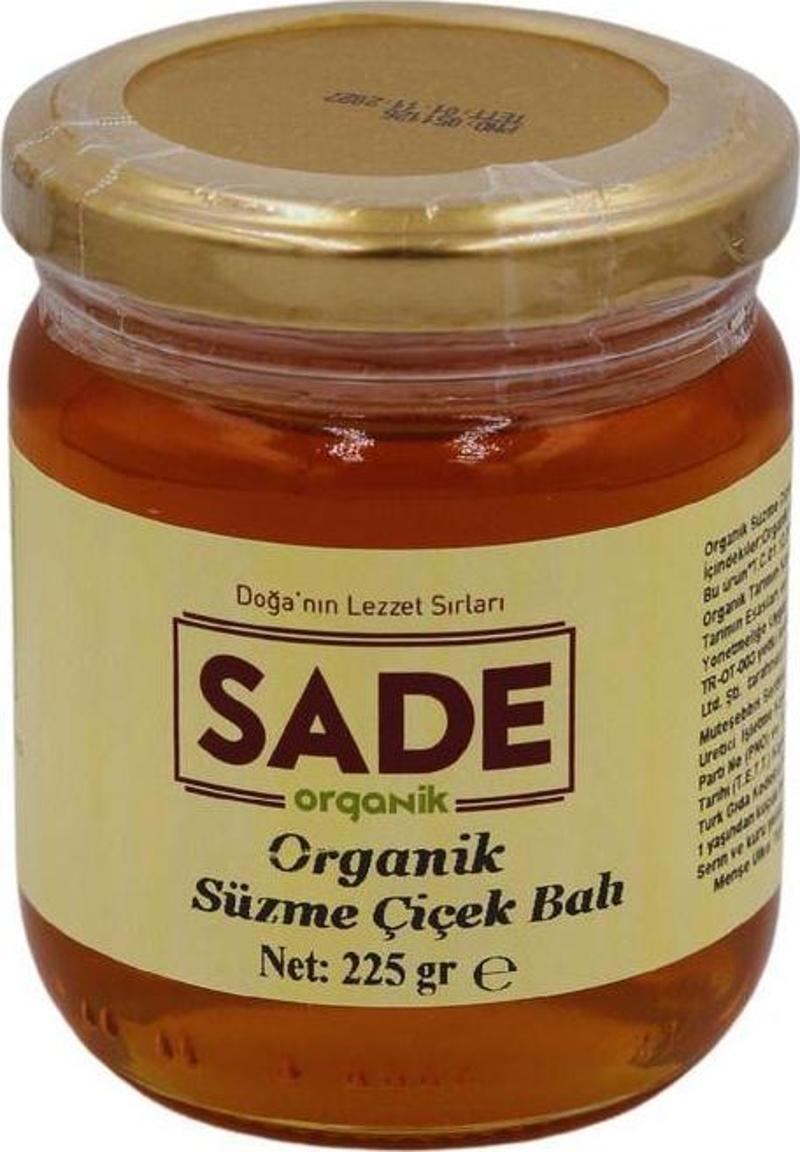 Organik Süzme Çiçek Balı 225Gr