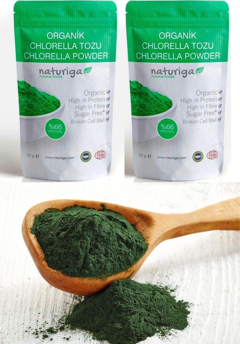 Organik Klorella Tozu Chlorella 2'Li Fırsat Paketi