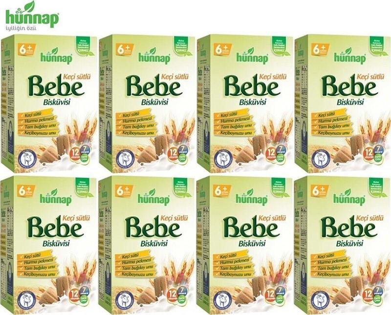 Bebe Bisküvisi Keçi Sütlü 400 Gr 8'Li Set (Toplam 3200 Gr)
