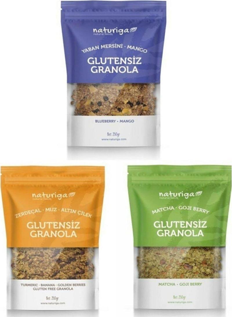 Glutensiz Granola 3'Lü Fırsat Paketi