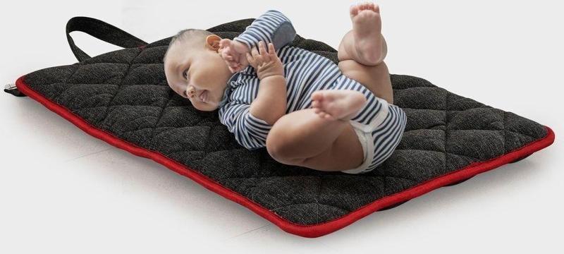 Portbed Bebe Anne Yanı 7 Cm Kalınlık Katlanır Taşınabilir  Oyun Alanı  Alt Değiştirme Yatak Seyahat