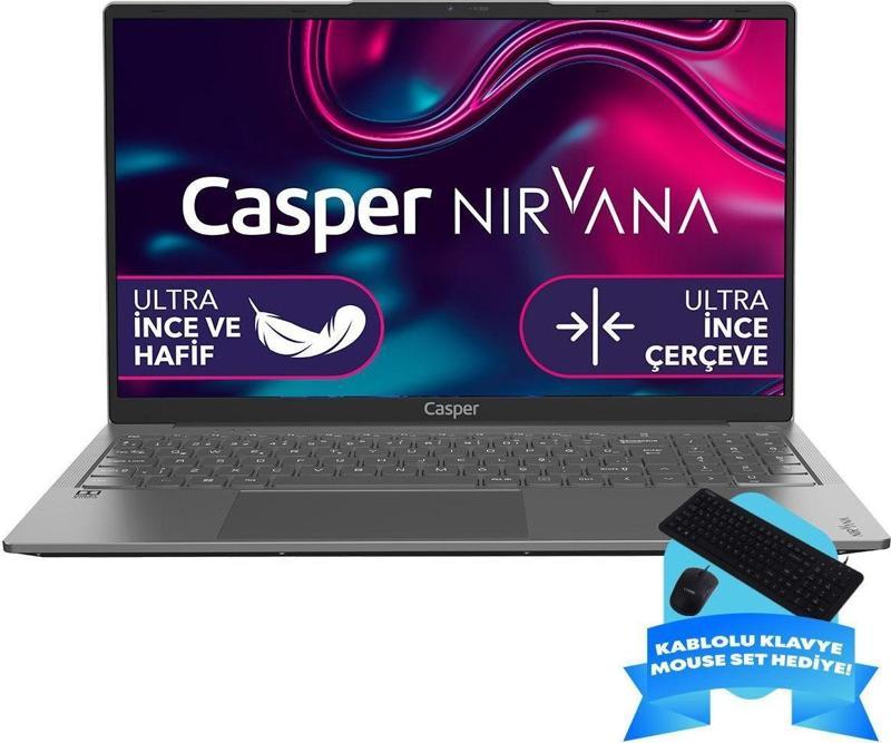 Nirvana X6001362-8U00X-G-F-D2D1 i7-13620H 32GBRAM 250GBNVME Freedos+KabloluKlavyeMouse