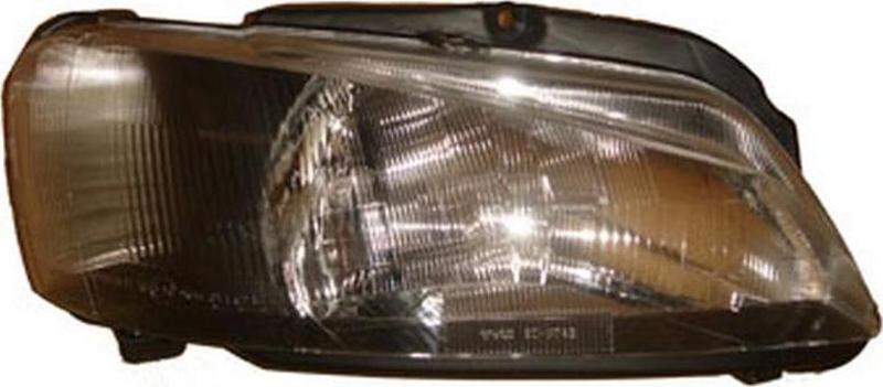 1997-2001 Peugeot 106 Modifiye Far Lambası Sağ Manuel Siyah (H4) (Tyc) (Adet)