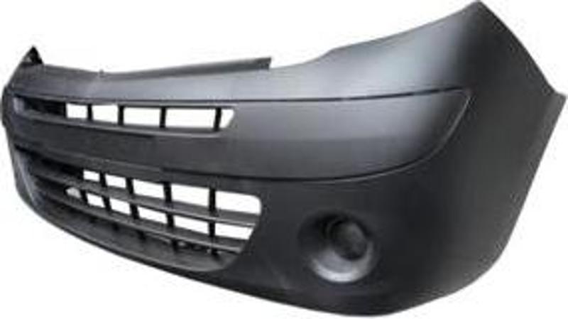 Renault Kangoo- 3- 08/13; Ön Tampon Siyah (Sis Deliksiz Komple Bantlı) (Eurobump) (Oem No: 770147812