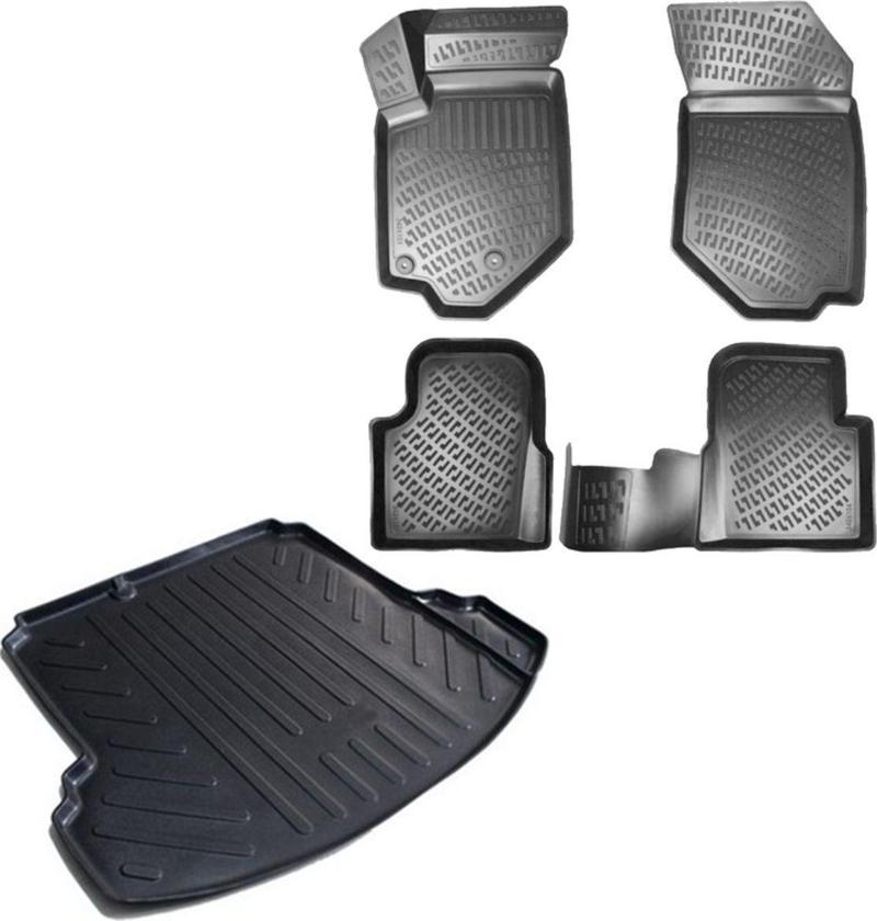 Toyota Proace Verso 2019 Araca Özel Üretim 3D Havuzlu Paspas Ve Bagaj Havuzu