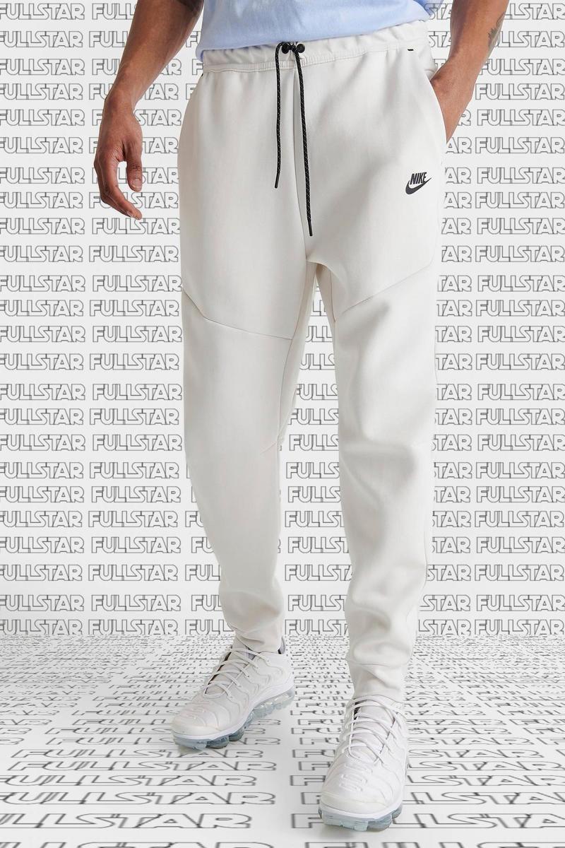 Sportswear Tech Fleece Jogger Pants White Eşofman Altı Kırık Beyaz