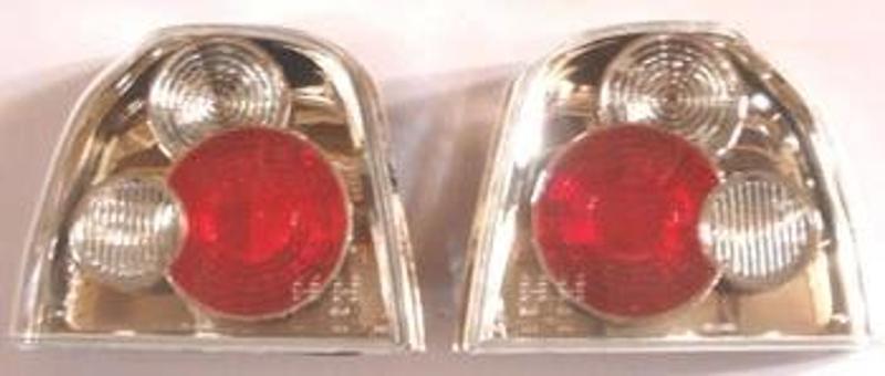 1992-1998 Volkswagen Golf 3 Modifiye Stop Lambası Sağ-Sol Set 2 Parça Nikelajlı (Tyc) (Adet)