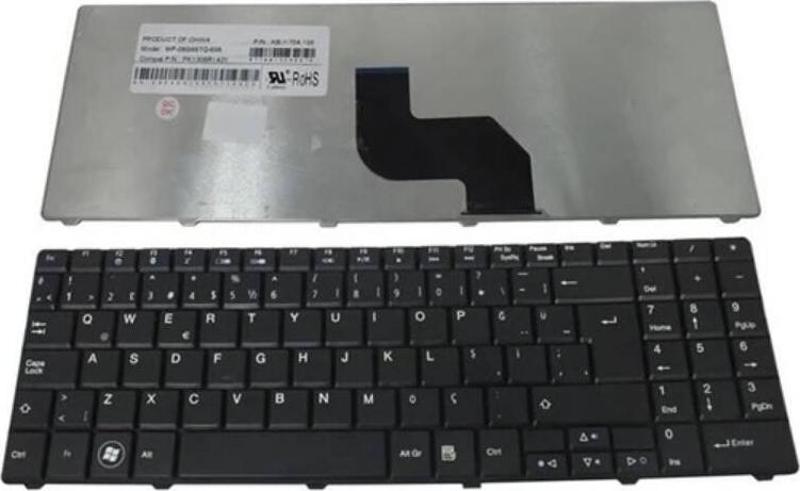 Casper A15HC Uyumlu Notebook Klavyesi Siyah - TR - İzolasyonlu