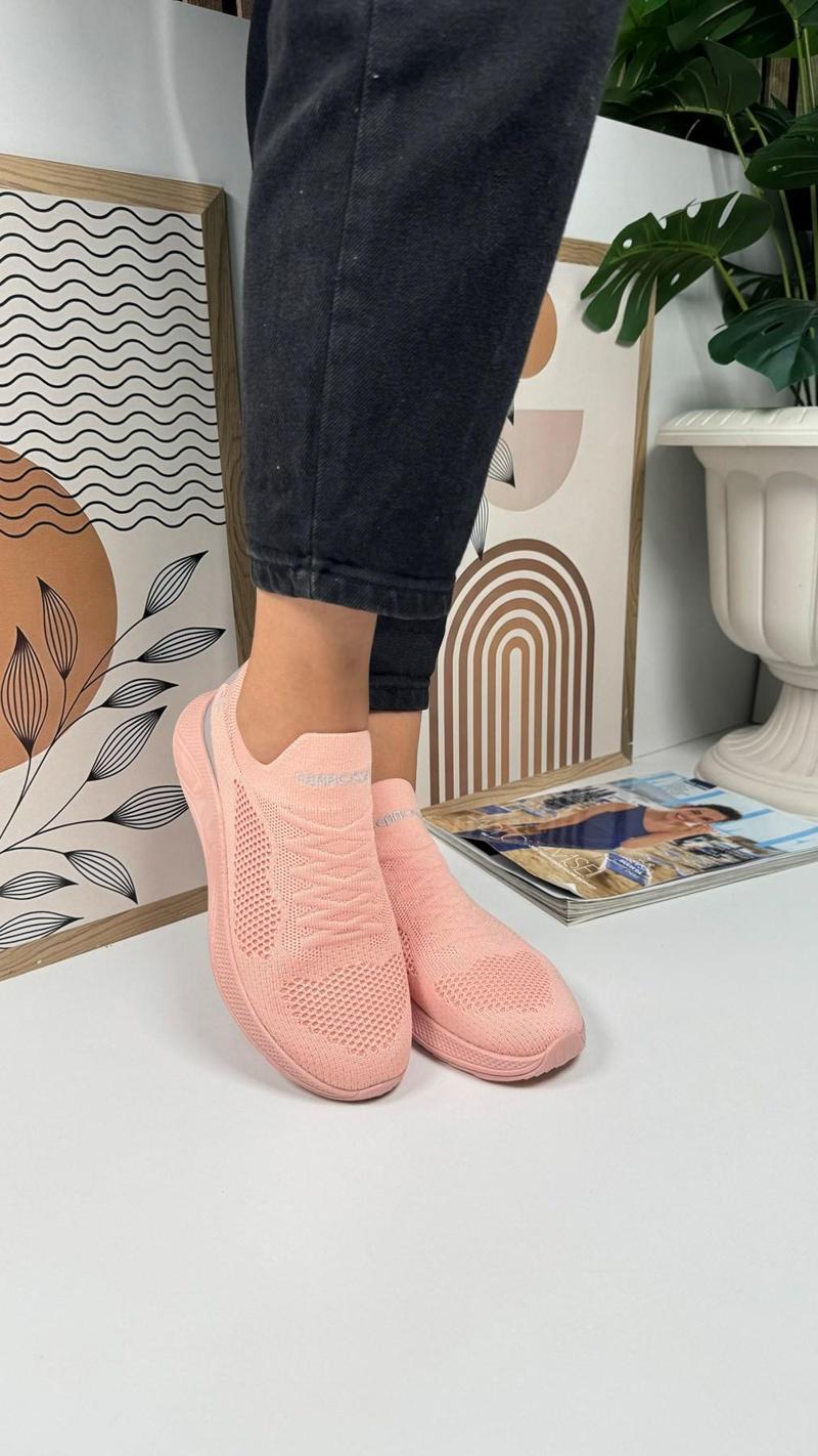 Allyup Günlük Unisex Sneaker Slip-On Nefes Alabilen Hafif Yürüyüş Bağcıksız Esnek Spor Ayakkabı 041F
