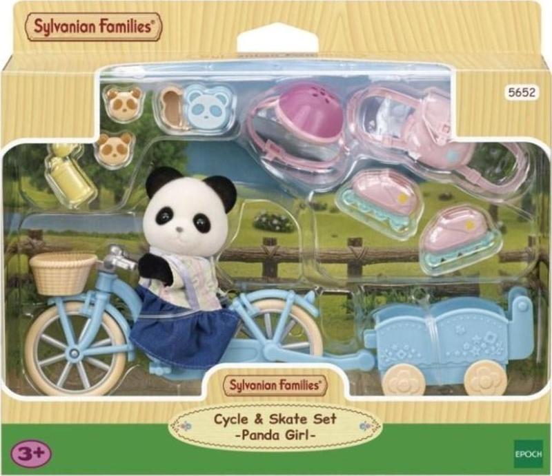 Sylvanian Families Bisiklet Ve Paten Seti Panda Kız 5652