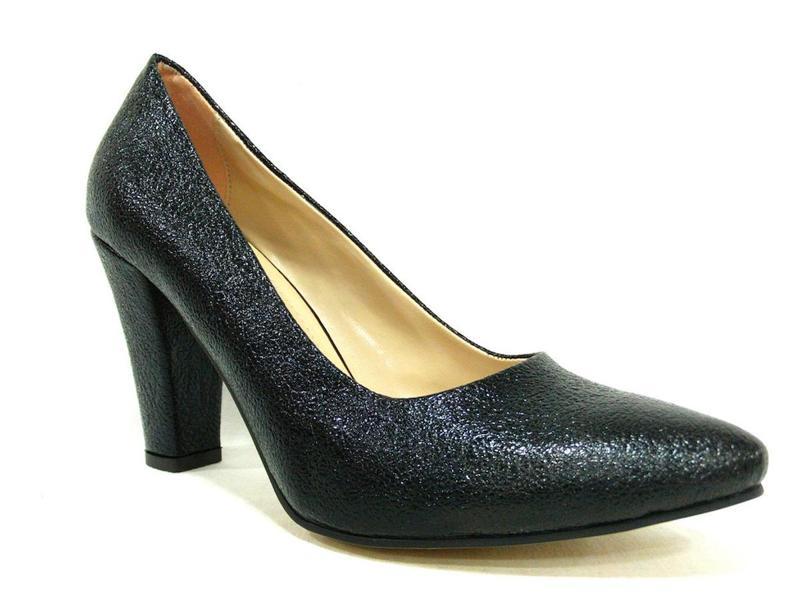 Siyah Stiletto Topuklu Bayan Ayakkabı