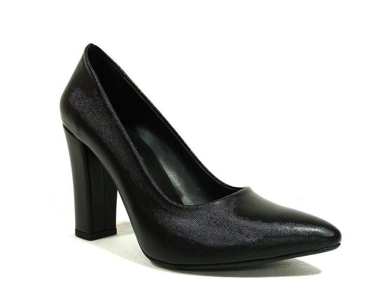 Siyah Topuklu Stiletto Kadın Ayakkabı