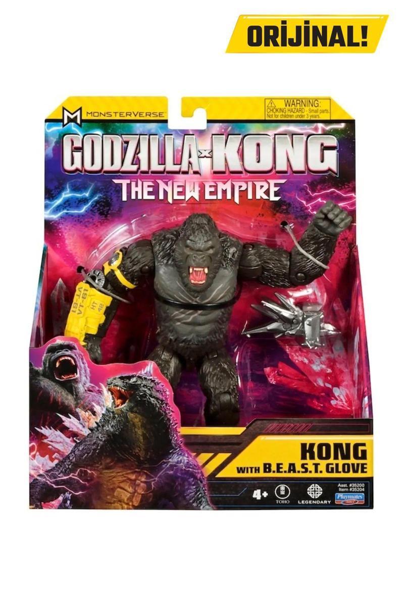 Godzilla ve Kong Aksiyon Figür Kong With B.e.a.s.t. Glove 15 Cm