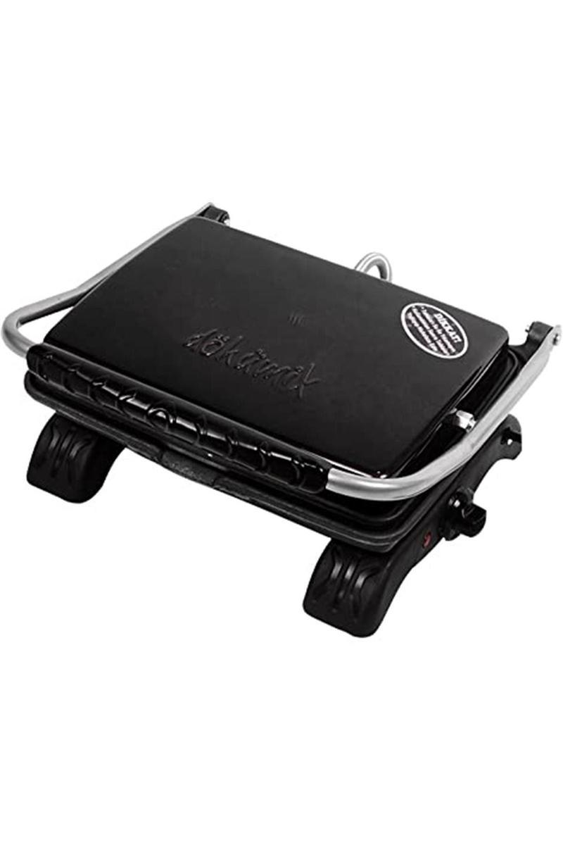Organik (Kaplamasız ) Demir Döküm Tost Makinası 1800 Watt (Siyah)