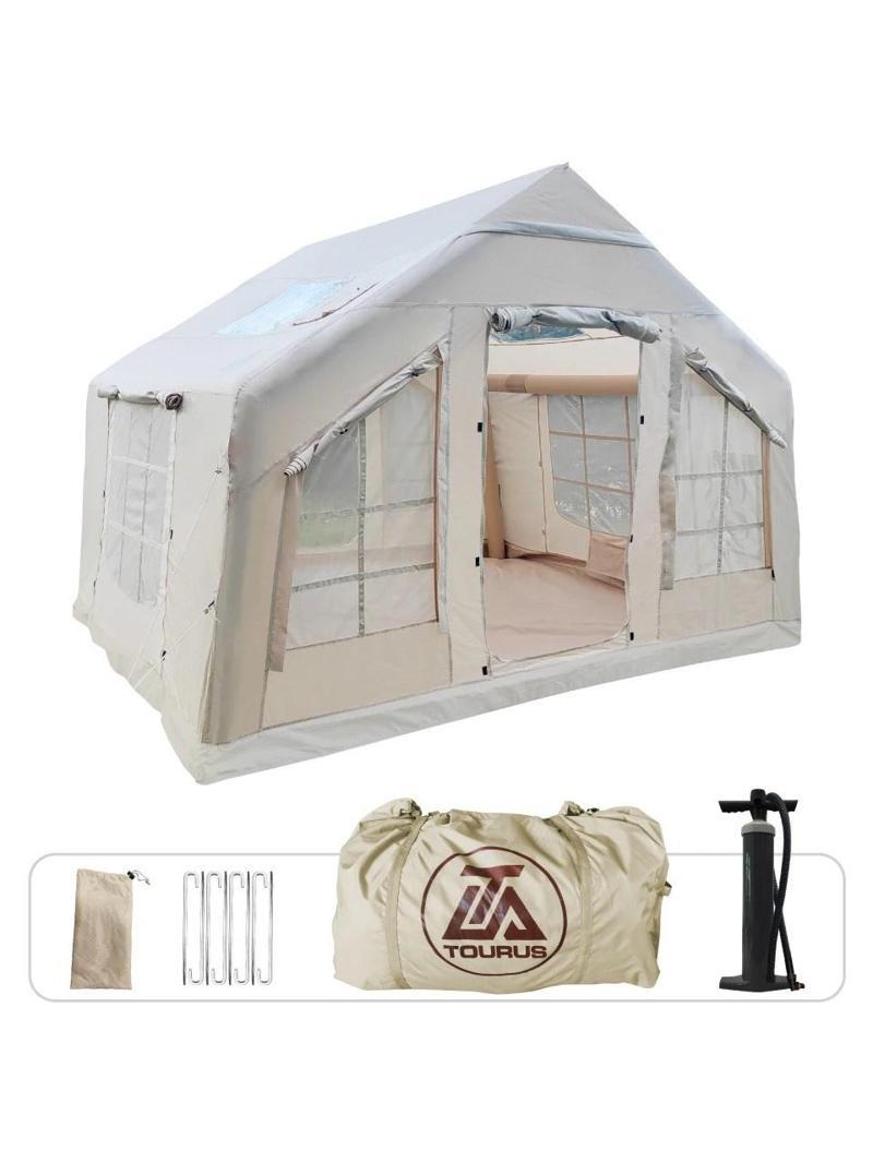 Tourus 5 Mevsim Şişme Kamp Çadırı 320x2500x220 Cm 4-6 Kişilik Şişme Çadır 8 M2