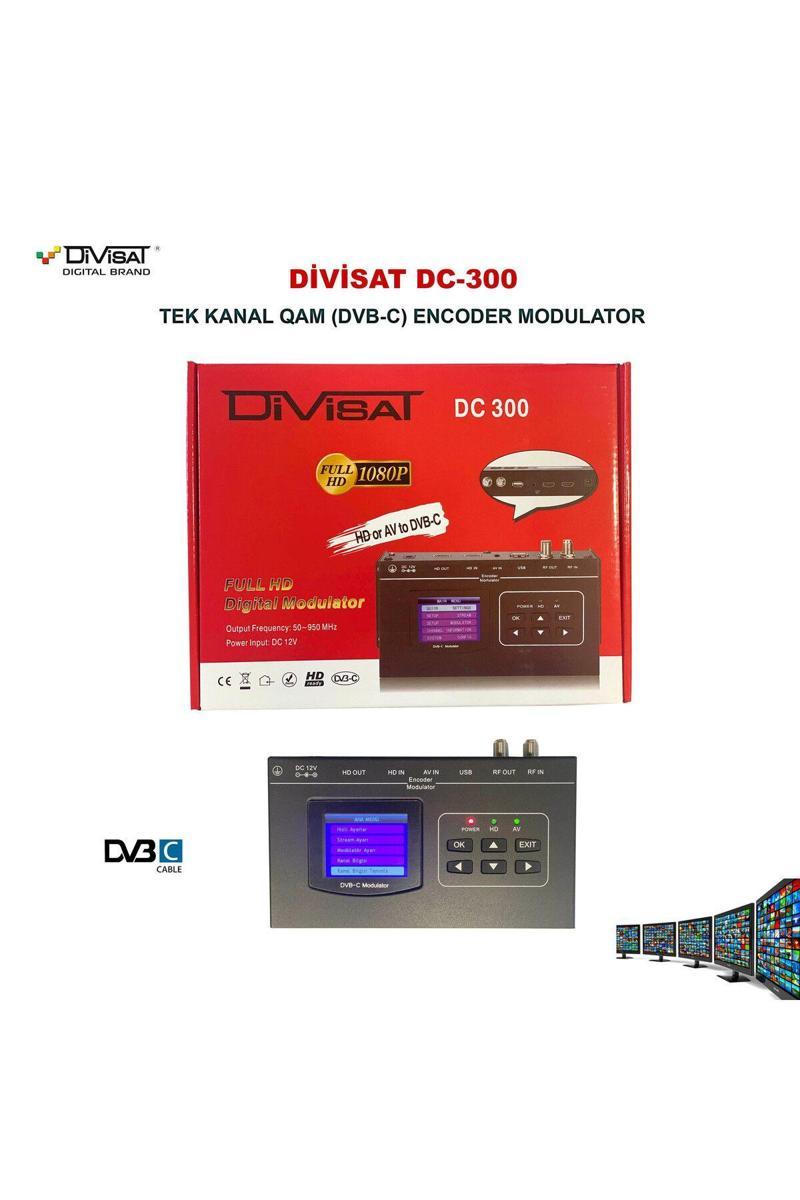 Divisat Dc-300 Tek Kanal Qam Dvb-C Encoder Modülator