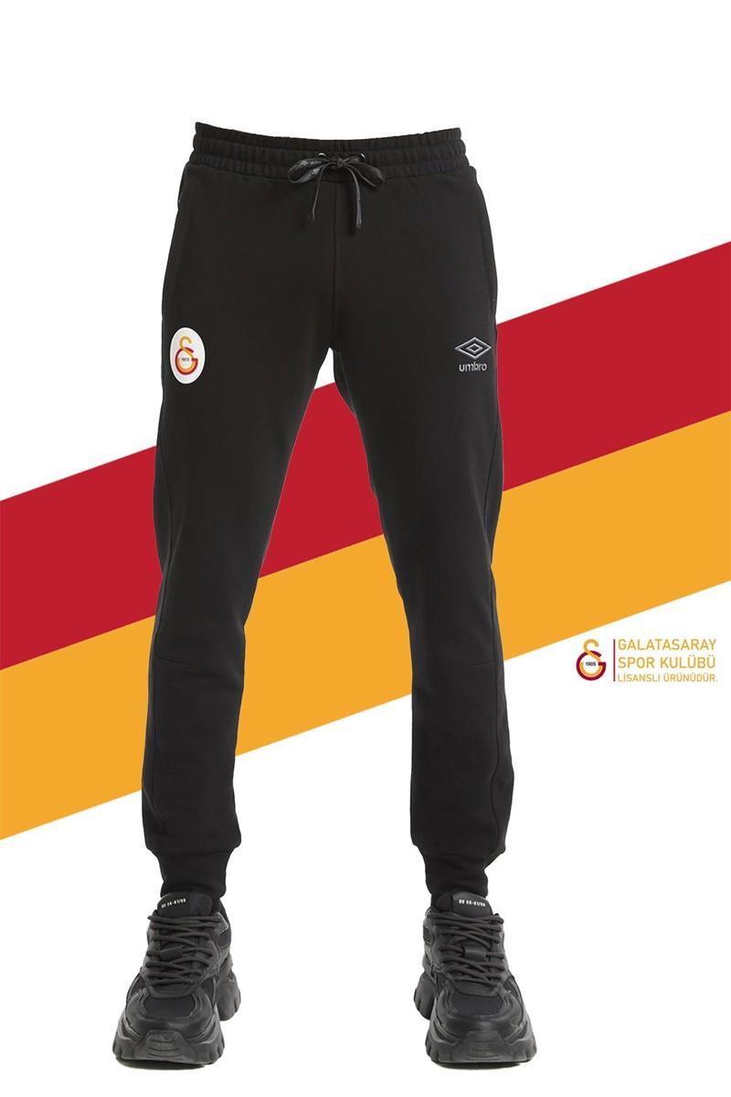 Orijinal Lisanslı Umbro Lastikli Paça Siyah Eşofman Altı