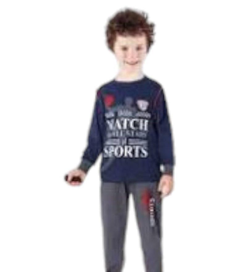 Erkek Çocuk Pijama Takımı LACİVERT