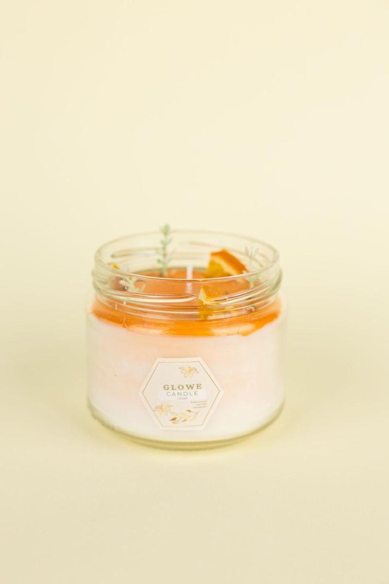 Vanilya Aromalı %100 Natural Dekoratif Mum