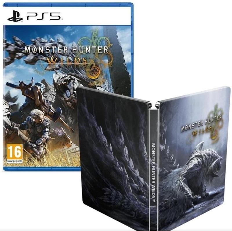 MONSTER HUNTER WILDS Steel Book  EDITION PS5 OYUN